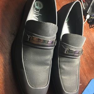 Calvin Klein grey dress loafers